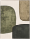 Noam, Painting, H120xW90xD3,8cm, Green
